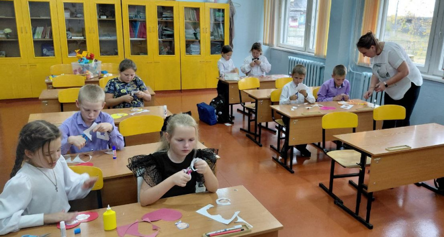 Сердца в бумаге и добрые слова!
